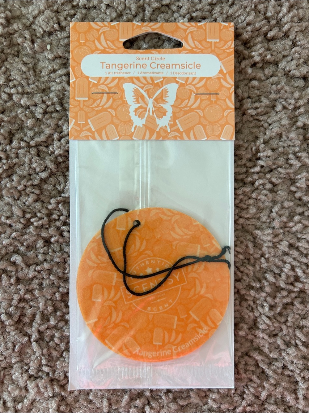 Tangerine Creamsicle Scent Circle